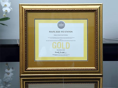 Article image of LEED Gold Certification for Route 2020 Metro Stations from USGBC
