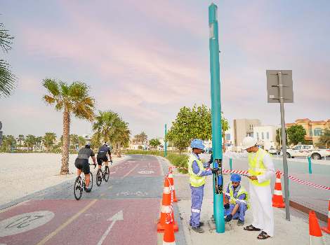 an image of Maintenance on cycling and E scooter tracks