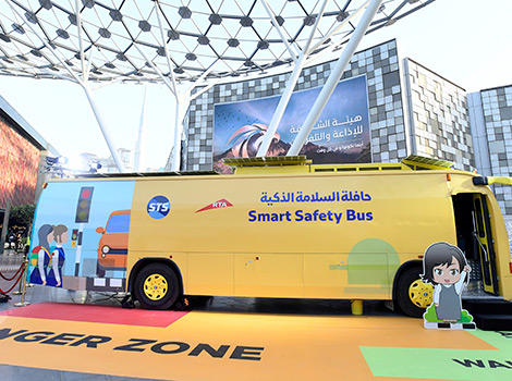 Smart Safety Bus exhibited during UAE Innovation Month