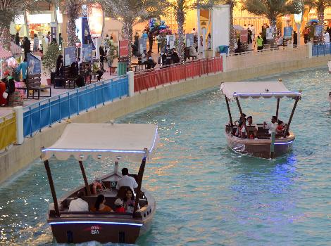 Article image of RTA deploys electric abras to serve Global Village visitors 