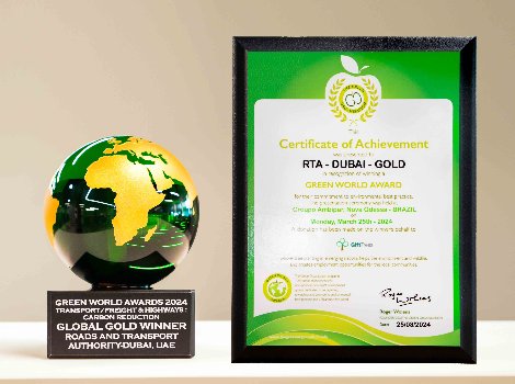 an image of the RTA's green world award
