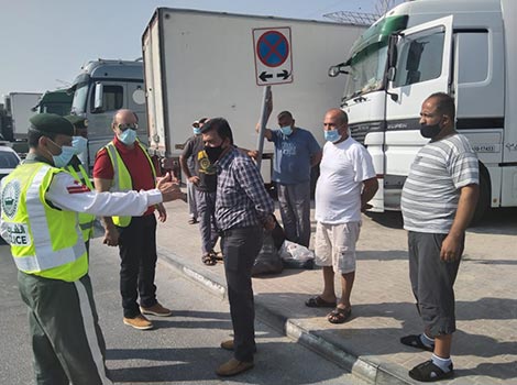 Awareness campaign for truck drivers