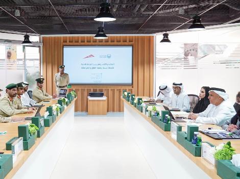 an image of RTA and Dubai Police team during the meeting