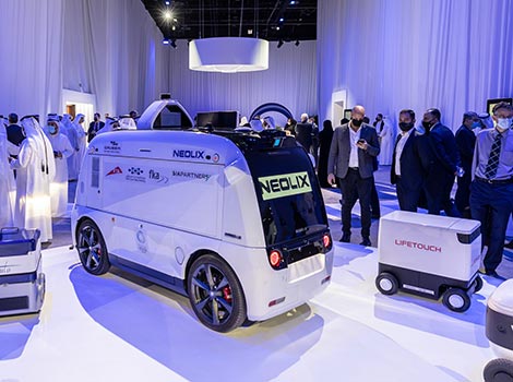 an image of part of events of the 2nd Dubai World Challenge for Self-Driving Transport