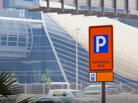 an image of Public parking sign