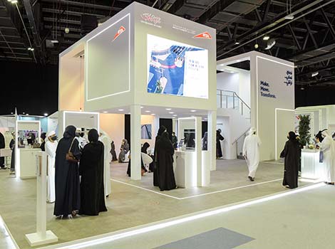 an image of RTA stand in the Careers Fair 2021