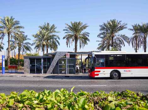 صورة حافلة باص دبي