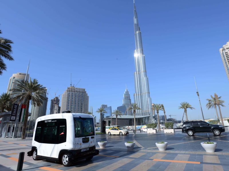 RTA gallery item of Operating a Smart Vehicle at Mohammed bin Rashid Boulevard  