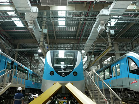 Image for 16.8 million maintenance hours devoted to Dubai Metro since 2009