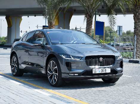 an image of the Self-driving prototype Jaguar I-PACE