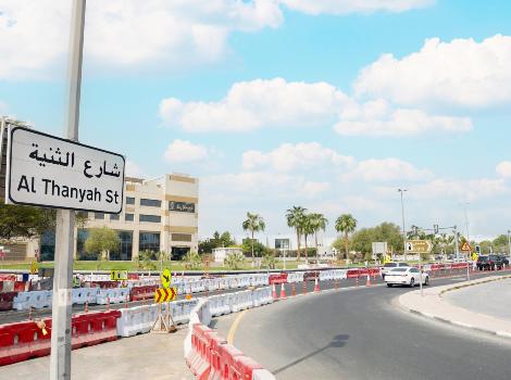 صورة عن حلول مرورية على شارع الثنية بالاتجاه إلى شارعي الشيخ زايد والوصل