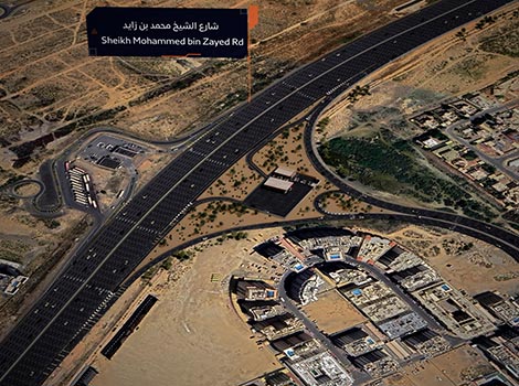 صورة عن افتتاح مدخل ومخرج جديدين لمنطقة الورقاء مطلع يونيو 2025