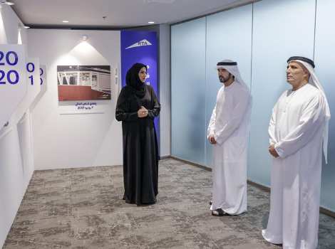 an image of Hamdan bin mohammed and RTA team