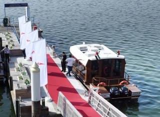 Video on Opening of Jaddaf marine transport station, launching air-conditioned abra 