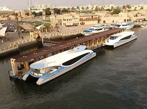 an image of Dubai Ferry stands as a quality addition to marine transit means