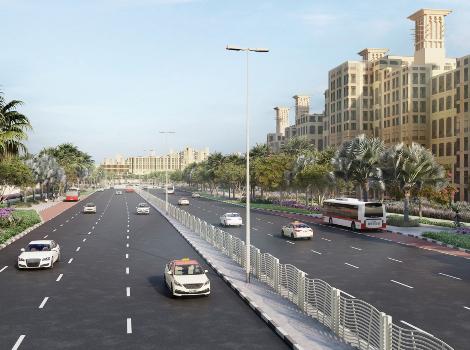 صورة عن مشروع متكامل لتطوير شارع أم سقيم من تقاطعه مع شارعي جميرا وحتى الخيل