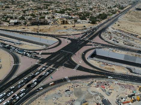 Project image of Al Khawaneej Roads Improvement Project to improve Dubai – Sharjah link
