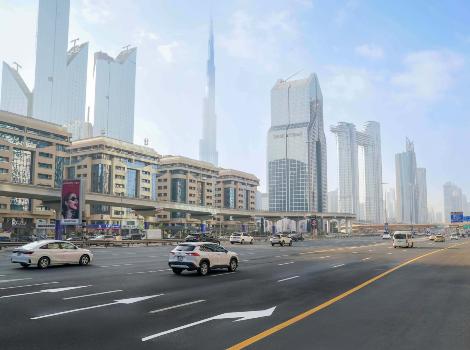 an image of Dubai roads 2025