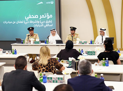 an image during the awareness session with Dubai Police 