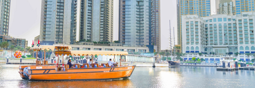 an image of Experience Dubai Marina from the water
